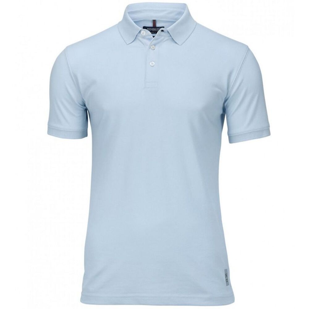 Nimbus Mens Harvard Stretch Deluxe Polo Shirt / Sky Blue